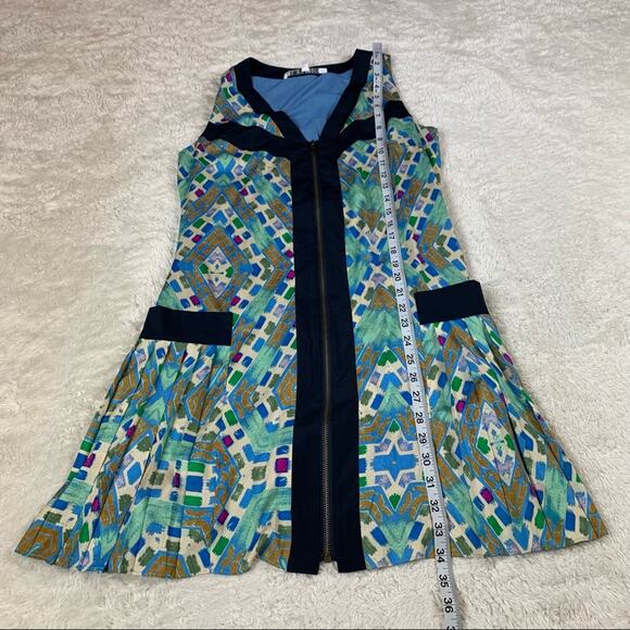 Collective Concepts drop waist zipper front dress, size small - Picture 7 of 12